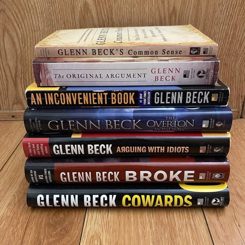 Glenn Beck Lot of 7 Books: Arguing With Idiots, Common Sense, Broke, & More - Picture 2 of 3